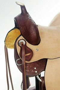 Selle de cheval de course anglaise et occidentale de haute qualité | Meilleur prix Cowboy cuir Tack pour le plaisir occidental, le trail et l'équitation - Product Image 4