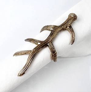 Brass Design Napkin Rings <b>Set</b> <b>Rustic</b> Napkin Holders Durable Eco-Friendly Decorative <b>Dining</b> <b>Table</b> Accessories - Product Image 4