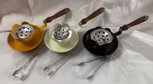 Durable Eco Friendly Hand-made Metal <b>Wooden</b> Handle All Season Use Incense Burner Middle East Indian Style Home <b>Temple</b> Religious - Product Image 5