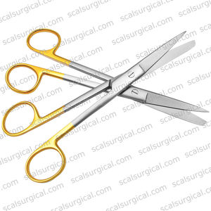 Ciseaux de Soin Incurvés Droits de Haute Qualité 18 cm, en Acier Inoxydable Tranchant et à Bout Rond, pour Infirmières et Chirurgiens, pour Retirer les Points de Suture - Product Image 3