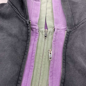 Sudadera con Capucha para Hombre, 100% Algodón, con Cierre, para Invierno, Manga Larga, Triple Capa, Impresión Digital, Talla Grande - Product Image 6