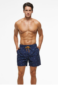 Short de bain sport décontracté pour homme 2026, taille mi-haute élastique, en Spandex/Polyester, séchage rapide, anti-plis, pour la gym et la plage, couleur unie - Product Image 3