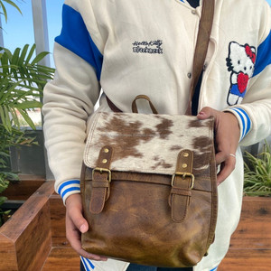 กระเป๋าเป้สะพายหลังหนังวัวแท้แบบใหม่ทันสมัยทันสมัยกระเป๋านักเรียนอเนกประสงค์ใช้ได้ทั้งชายและหญิง2-in-1ขายส่งจำนวนมากขายดี - Product Image 2