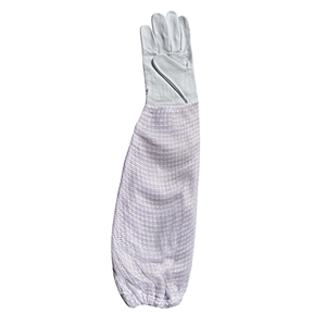 Gants d'apiculture à poignets élastiques en cuir, manches longues, résistants aux piqûres pour apiculteurs, fourniture OEM - Product Image 5