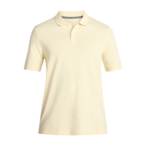 Camisa Polo Azul Slim Fit para Hombre, Camisa Polo Casual de Manga Corta, Etiqueta Personalizada, 100% Algodón Mercerizado, Camisa Polo al por Mayor - Product Image 1