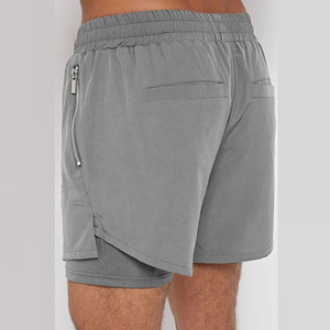 Pantalones Cortos Deportivos para Hombre, Diseño Moderno, Corte Regular, Secado Rápido, Transpirables, Antibacterianos, con Logotipo Personalizado - Product Image 3