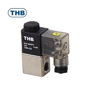 Vanne solénoïde pneumatique en alliage d'aluminium THB 1/4" 2 ports 2 voies avec garantie d'un an - Product Image 1