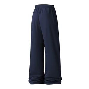 Pantalon de jogging bleu marine écologique respirant, coupe décontractée, taille mi-haute, jambe large, pour homme - Product Image 2