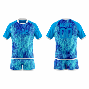 ชุดเสื้อฟุตบอลแบบซับลิเมชั่น ระบายอากาศได้ดี ซับเหงื่อ ไซส์พลัส แบบสั่งทำได้ สำหรับทุกเพศ แขนสั้น พิมพ์ลายแบบซับลิเมชั่น สำหรับฝึกซ้อมทีม - Product Image 6