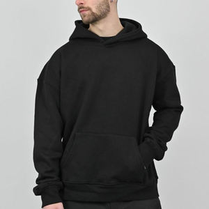 Hoodie surdimensionné pour homme personnalisable, très tendance, avec technique de broderie, pour la saison hivernale, nouveau style - Product Image 4