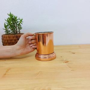 Tazas de Acero Inoxidable con Recubrimiento de Cobre Ecológicas, Tazas para Beber en Bares, Grabadas para Fiestas, para Beber Cerveza - Product Image 4