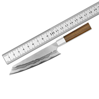 Couteau de Chef UM STEEL en Acier Damas Fait Main, Lame en Acier Inoxydable 440C, Étui en Cuir, Finition Polie Haute Brillance, Manche Ajustable