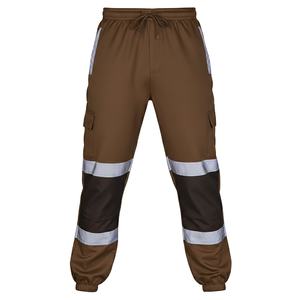 กางเกงทำงานผู้ชายแบบขายส่ง ผ้าทอทนทาน ระบายอากาศได้ดี มาตรฐาน CE เย็บเสริมความแข็งแรง ผ้ามีความยืดหยุ่น - Product Image 4