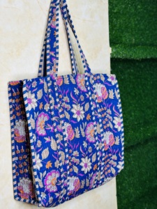 Bolso de Hombro Floral Indio, Colorido, Estampado, para Compras, Estilo Étnico Boho, Hecho a Mano, Lavable, con Cadenas, Ligero, con Cierre - Product Image 2