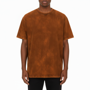 T-shirt en coton de haute qualité pour homme, 230 GSM, coupe classique, col rond, manches courtes, décontracté, à porter tous les jours, doux et confortable, service OEM - Product Image 2