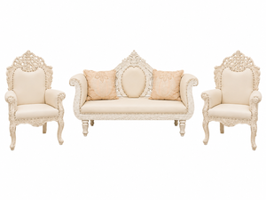 Elegant Mughal-Inspired <b>Wedding</b> Stage Fiber Backdrops Elegant White <b>Frames</b> for <b>Wedding</b> Reception Stage At Wholesale Prices USA - Product Image 4