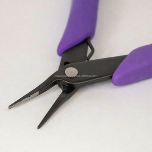 Alicates Profesionales de Acero Inoxidable de 5-3/8 Pulgadas con Punta Larga y Dientes Serrados |   Alicates de Punta Fina de Alta Calidad para Uso Eléctrico y Bricolaje - Product Image 2