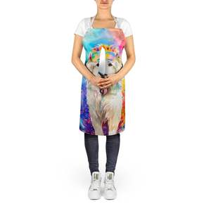 Delantal grande Multicolor Unisex Great Pyrenees Hippie Dawg para cocinar manualidades para hornear jardinería-para adultos hombres y mujeres - Product Image 5