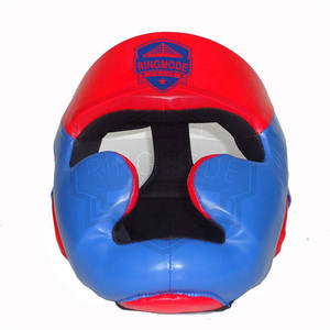 Protège-tête de boxe en cuir de qualité supérieure avec design personnalisé, protection réglable, en stock - Product Image 2