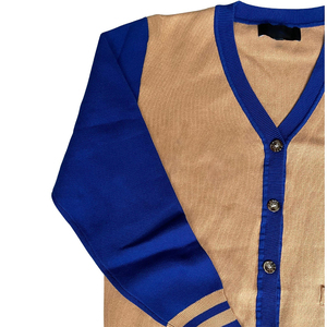 Top Quality Knitted Knitted Sweater For Unisex North Carolina A&T University Varsity Cardigan knitted Women's Sweaters V neck - Product Image 2