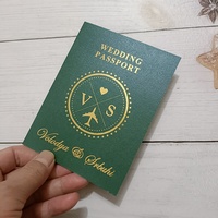 Cartes d'invitation de mariage luxueuses, style carte d'embarquement, passeport, carte 'Save the Date', et ensemble d'invitations de fête avec avion