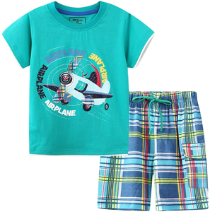 Ensemble de vêtements pour enfants d'été, filles et garçons, ensemble pantalon deux pièces, ensembles de vêtements pour bébé garçon - Product Image 1
