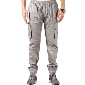 กางเกงคาร์โก้ผู้ชายจากโรงงานปากีสถาน ดีไซน์ใหม่ กระเป๋าหลายช่อง สีพื้นเรียบง่าย สไตล์ลำลอง รับผลิตแบบ OEM - Product Image 1