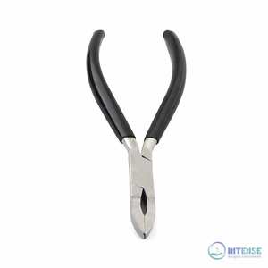 Alicates de cierre de anillas de acero inoxidable con mango de agarre negro ODM - Product Image 5