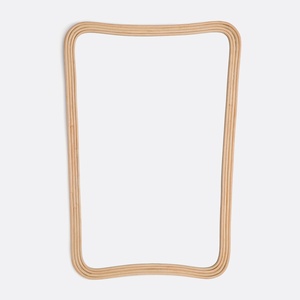 Best seller home furnishings <b>big</b> <b>mirror</b> for living room large oval shaped rattan wall <b>mirrors</b> - Product Image 1