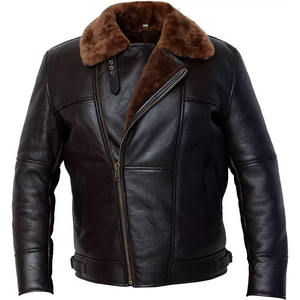 <b>SMART</b> SHINE ENTERPRISES <b>Men</b> High Quality Leather <b>Jacket</b> Soft Full Zip Casual Comfortable Durable Fashion Regular Fit Winter - Product Image 1