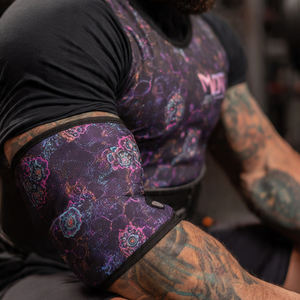 Manchon de coude en néoprène imprimé sur mesure, respirant et antidérapant, pour soutien de musculation et compression du coude, du bras et de la jambe - Product Image 2