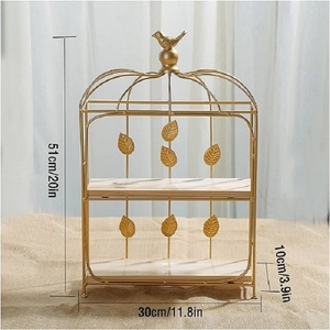 Présentoir à gâteaux robuste, étagère de présentation pour table, plateau à desserts pour thé de l'après-midi, étagère à gâteaux, table de buffet, table de pause thé, mariage - Product Image 4