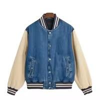 แจ็คเก็ตแวนซ์ตี้ผ้าแคนวาสลำลองรุ่นล่าสุด OEM สำหรับกิจกรรมกลางแจ้งในฤดูหนาว ปักลายเชนิลล์ด้านหน้า กันน้ำ ระบายอากาศ กันลม - Product Image 3