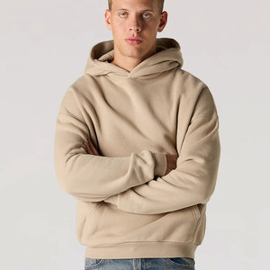 Sudadera con Capucha para Hombre, Tejido Grueso 100% Algodón, Bolsillo Canguro, Tejido Transpirable, Color Sólido, Logotipo Personalizable, Invierno - Product Image 2