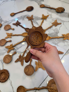 Vietnam Hand Made Custom Wooden Spoon Minimalist <b>Mirror</b> Eco-Friendly For Cooking - Product Image 5