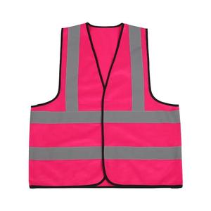 Gilet de sécurité haute visibilité en polyester avec logo personnalisé, vêtements de travail réfléchissants unisexes, ignifuges pour les travailleurs de la construction et de l'industrie - Product Image 2