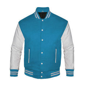 Custom Logo Wool Chenille Embroidery Baseball Letterman <b>Jackets</b> Men <b>Vintage</b> Blank Leather Sleeve <b>Varsity</b> <b>Jacket</b> - Product Image 3