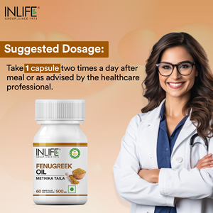 Cápsulas de Aceite de Semilla de Fenogreco 500 mg Prensado en Frío Extra Virgen 60 Cápsulas Vegetarianas - Product Image 2