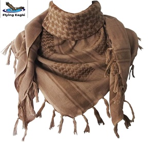 Pañuelo Árabe Shemagh de Algodón Camuflado al por Mayor, Keffiyeh del Desierto con Logotipo Personalizado, Transpirable, Cortavientos y Antipolvo, para Hombre - Product Image 6