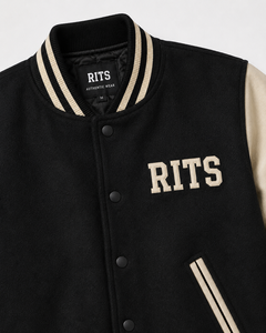 Rits Enterprises New Street Fashion Winter Coated <b>Long</b> Front Thin Leather Sleeve Brown Black <b>Men</b> Varsity <b>Jackets</b> Breathable - Product Image 6