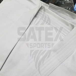 Envío Gratuito, Conjuntos de Uniformes de Karate Personalizables al por Mayor, Poliéster/Algodón de Alta Calidad, Secado Rápido, Transpirable, Unisex, para Adultos, Artes Marciales - Product Image 6