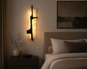 Modern Alabaster LED <b>Wall</b> Sculpture <b>Dimmable</b> Warm White Minimalist Sconce for Hotel Restaurant Bedroom Baptism Birthday - Product Image 4