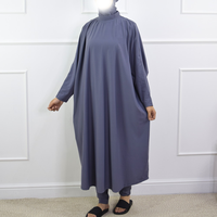 Maillot de bain Burkini Hijab pour femmes musulmanes, grande taille, coupe haute devant, séchage rapide, respirant, manches longues, pour la plage