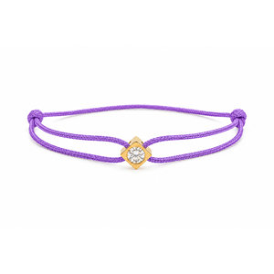 Pulsera Ajustable de Oro 14K para Mujer con Diamantes CVD Cultivados en Laboratorio F VVS VS, Baño de Rodio, Cordón Negro Clásico, Joyería Fina, Corte Brillante - Product Image 5