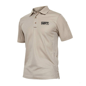 Polo T-shirts pour hommes à logo personnalisé OEM, manches courtes, séchage rapide, pour le golf, prix de gros 2026 - Product Image 1