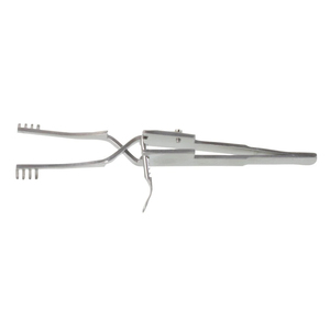 Écarteur cutané chirurgical auto-retenant en acier inoxydable de qualité supérieure, à action croisée, à pointes émoussées 4x4, certifié CE ISO - Product Image 5