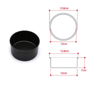 Mini Molde Redondo Alto para Hornear Pasteles de 12 cm, Molde Individual para Pastel Tipo Torre, Antiadherente de PTFE, Acero Laminado en Frío, Apto para Lavavajillas, Hecho en Corea - Product Image 6