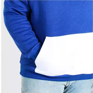 Sudadera con Capucha para Hombre, Talla Grande, Diseño Color Block, con Logotipo Frontal, Talla XL Disponible - Product Image 4