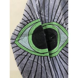 Hand Embroidered <b>Velvet</b> <b>Jacket</b> <b>Women</b> Mandarin Collar Full Sleeve Autumn Bohemian Eye Pattern Open Front Coat - Product Image 4