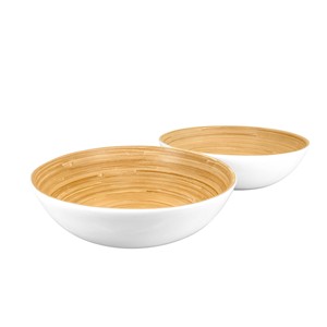 Tazón de Cerámica para Servir al por Mayor |   Tazones de Porcelana con Ribete Rojo, India - Product Image 6